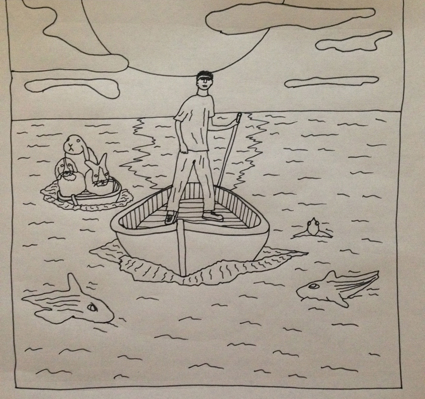 CHEEKYMANG - AQUA RABBIT