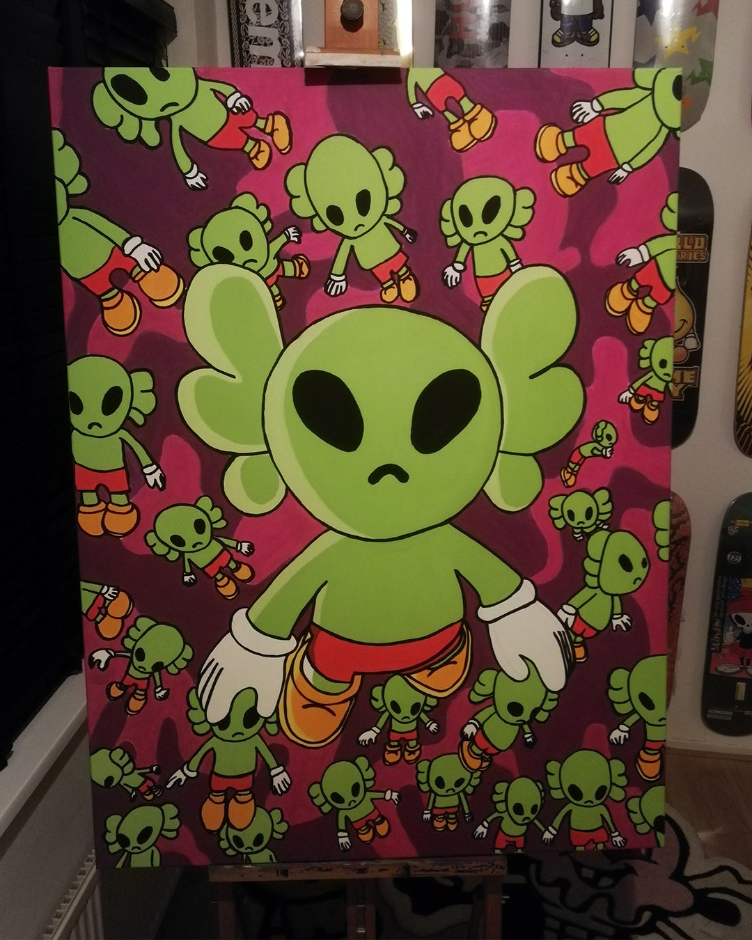 DMOVDO – ALIEN MULTIPLE PERSPECTIVES (90 × 120 cm / 35.4 × 47.2 in)