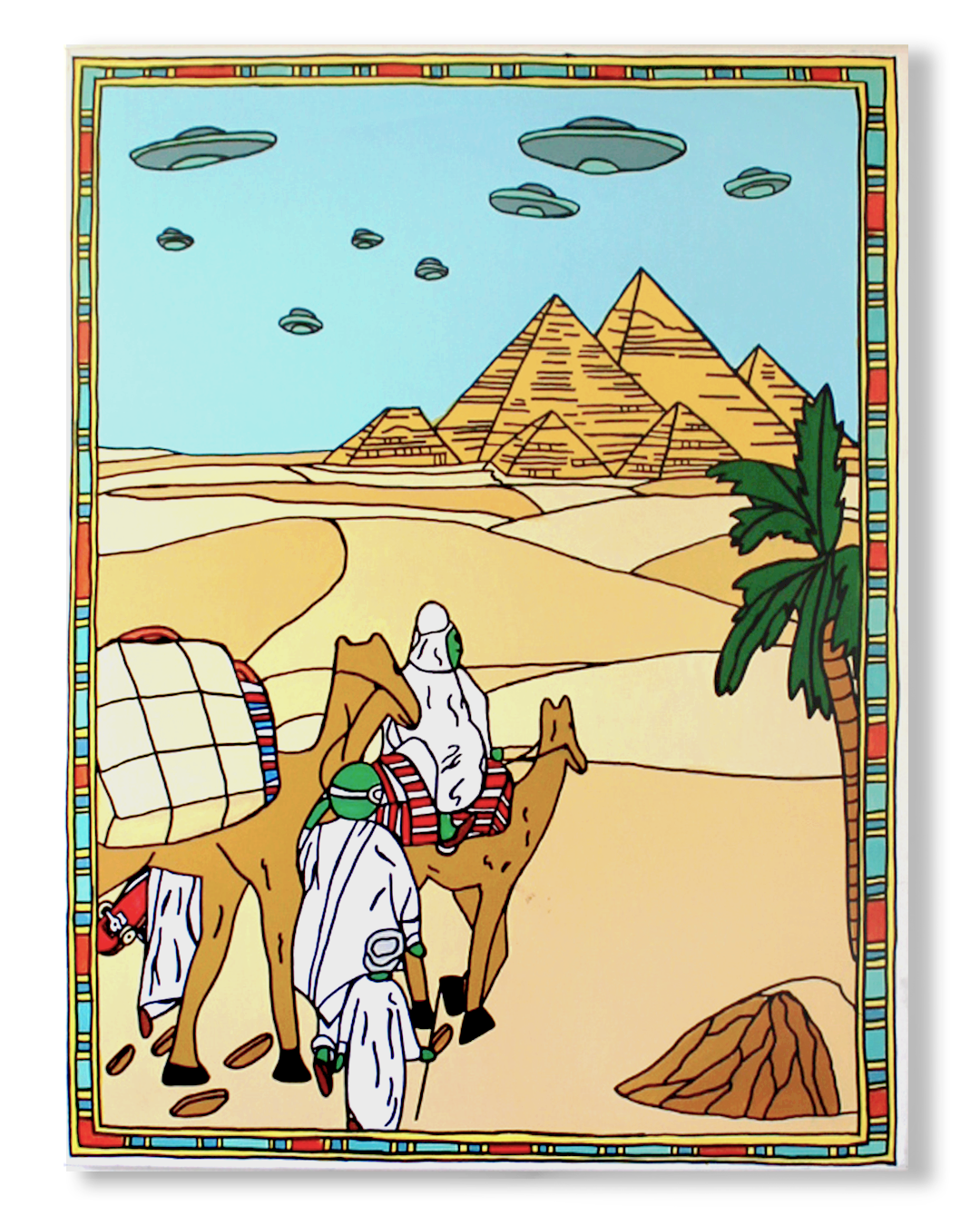 DMOVDO – WELCOME TO EGYPT (70 × 90 cm / 27.6 × 35.4 in)