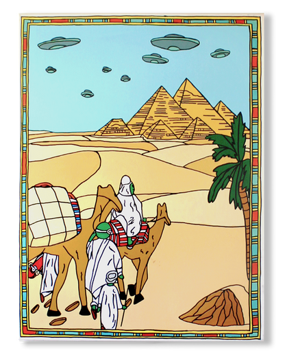 DMOVDO – WELCOME TO EGYPT (70 × 90 cm / 27.6 × 35.4 in)