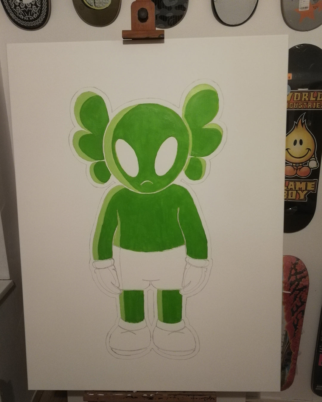 DMOVDO – ALIEN (90 × 120 cm / 35.4 × 47.2 in)