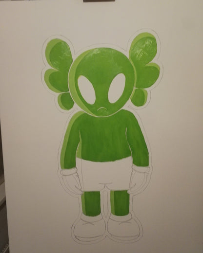 DMOVDO – ALIEN (90 × 120 cm / 35.4 × 47.2 in)