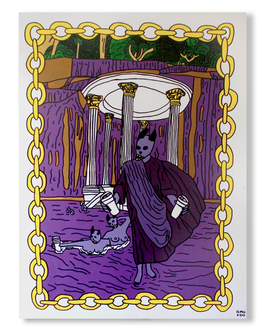 DMOVDO – CODEINE HEAVEN (70 × 90 cm / 27.6 × 35.4 in)