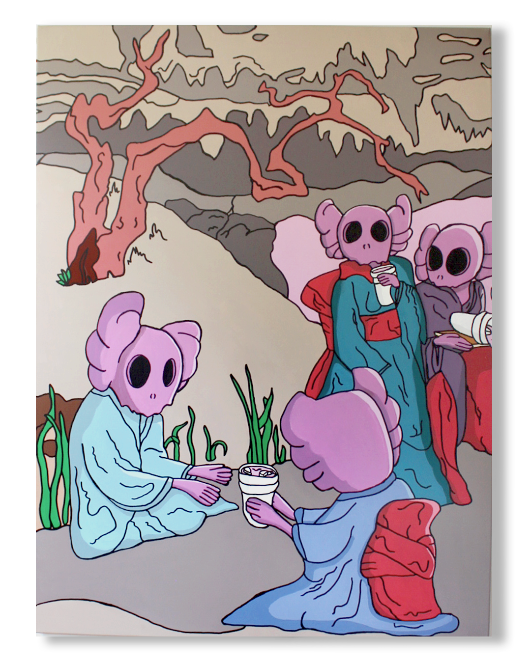 DMOVDO – DEMON CAVE 3 LIEGE 1/3 (90 × 120 cm / 35.4 × 47.2 in)