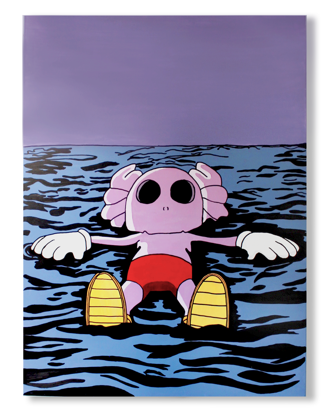 DMOVDO – DEMON IN SEA (90 × 120 cm / 35.4 × 47.2 in)