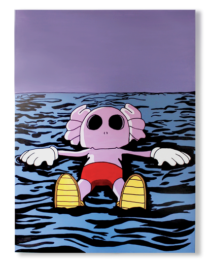 DMOVDO – DEMON IN SEA (90 × 120 cm / 35.4 × 47.2 in)