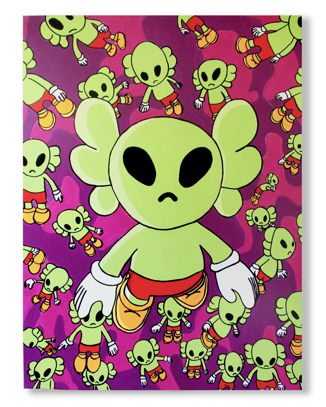 DMOVDO – ALIEN MULTIPLE PERSPECTIVES (90 × 120 cm / 35.4 × 47.2 in)