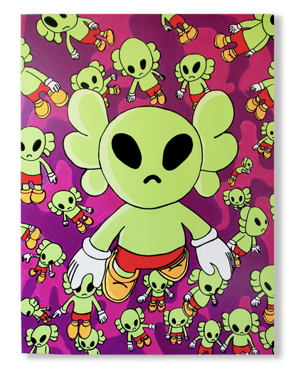 DMOVDO – ALIEN MULTIPLE PERSPECTIVES (90 × 120 cm / 35.4 × 47.2 in)