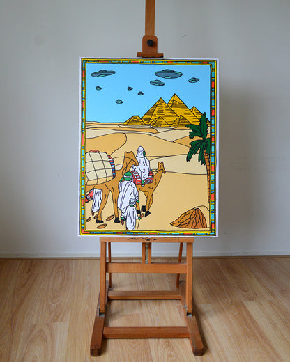 DMOVDO – WELCOME TO EGYPT (70 × 90 cm / 27.6 × 35.4 in)