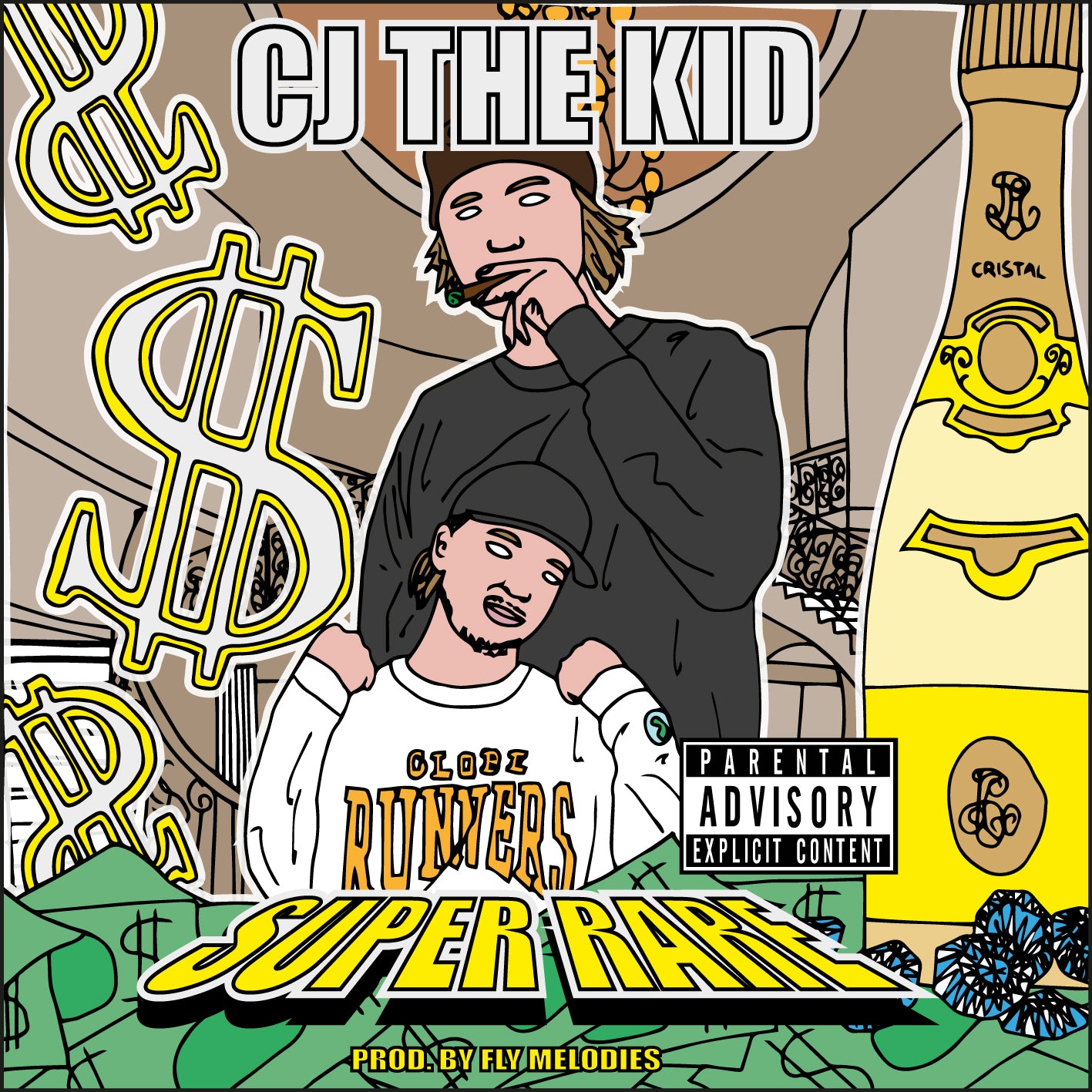 CJ THE KID - SUPER WEIRD PROD. BY FLY MELODIES