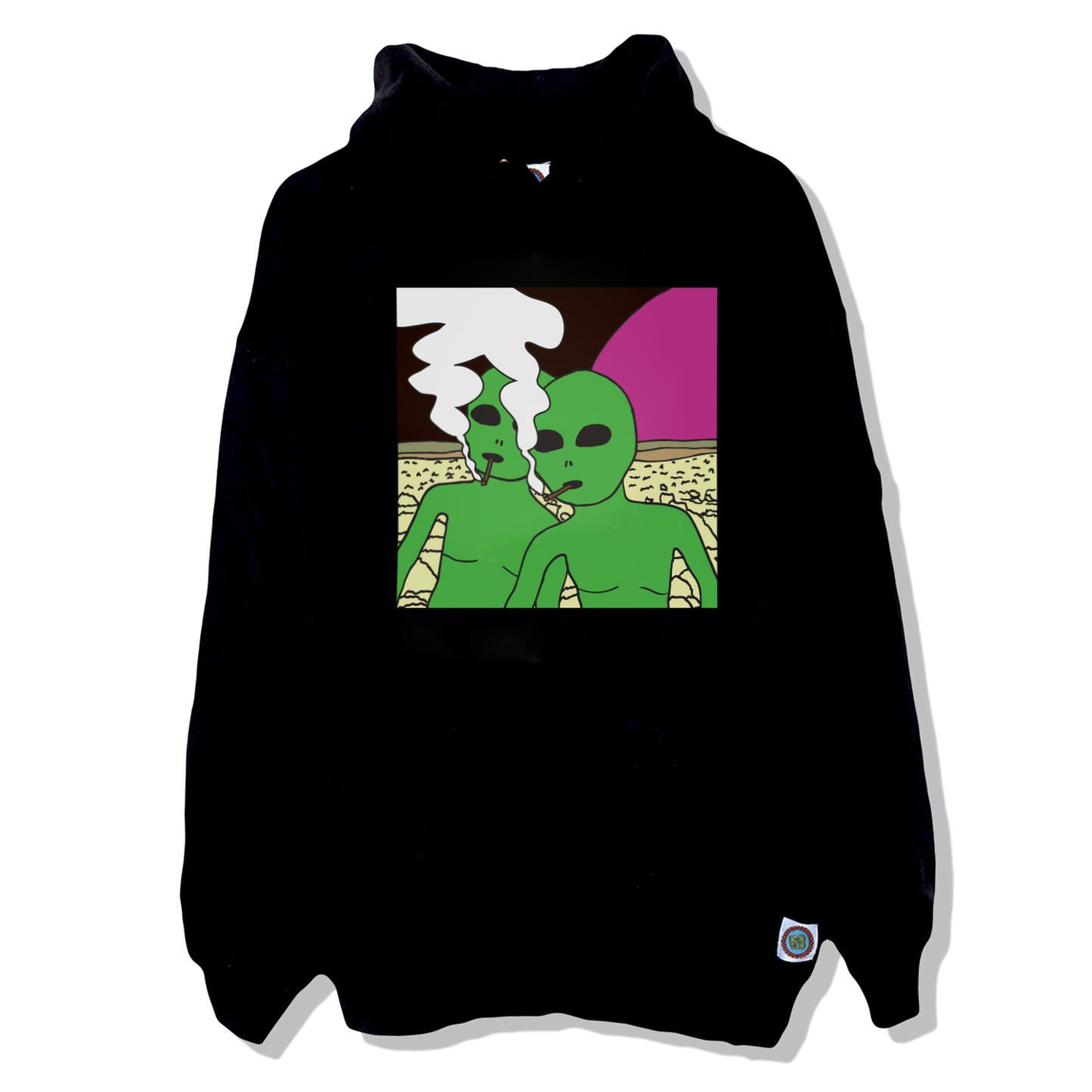 DMOVDO ALIEN#1 HOODIE BLACK
