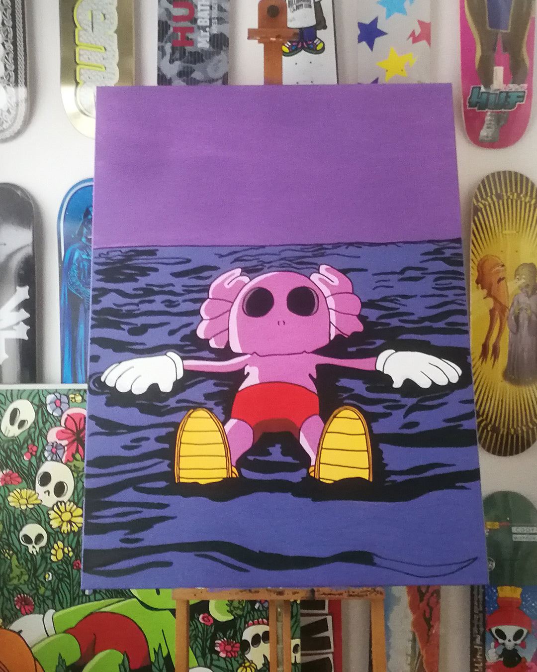 DMOVDO – DEMON IN SEA (90 × 120 cm / 35.4 × 47.2 in)