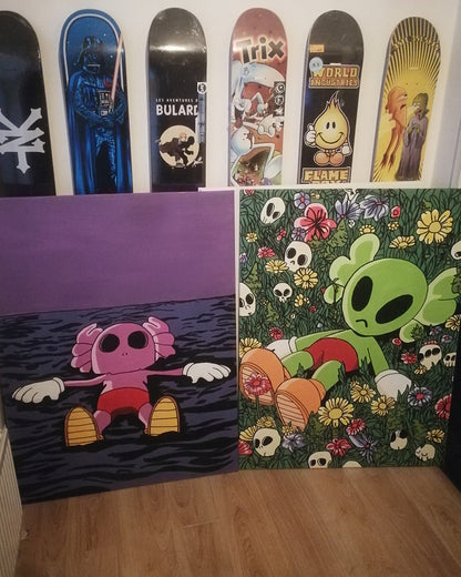 DMOVDO – DEMON IN SEA (90 × 120 cm / 35.4 × 47.2 in)