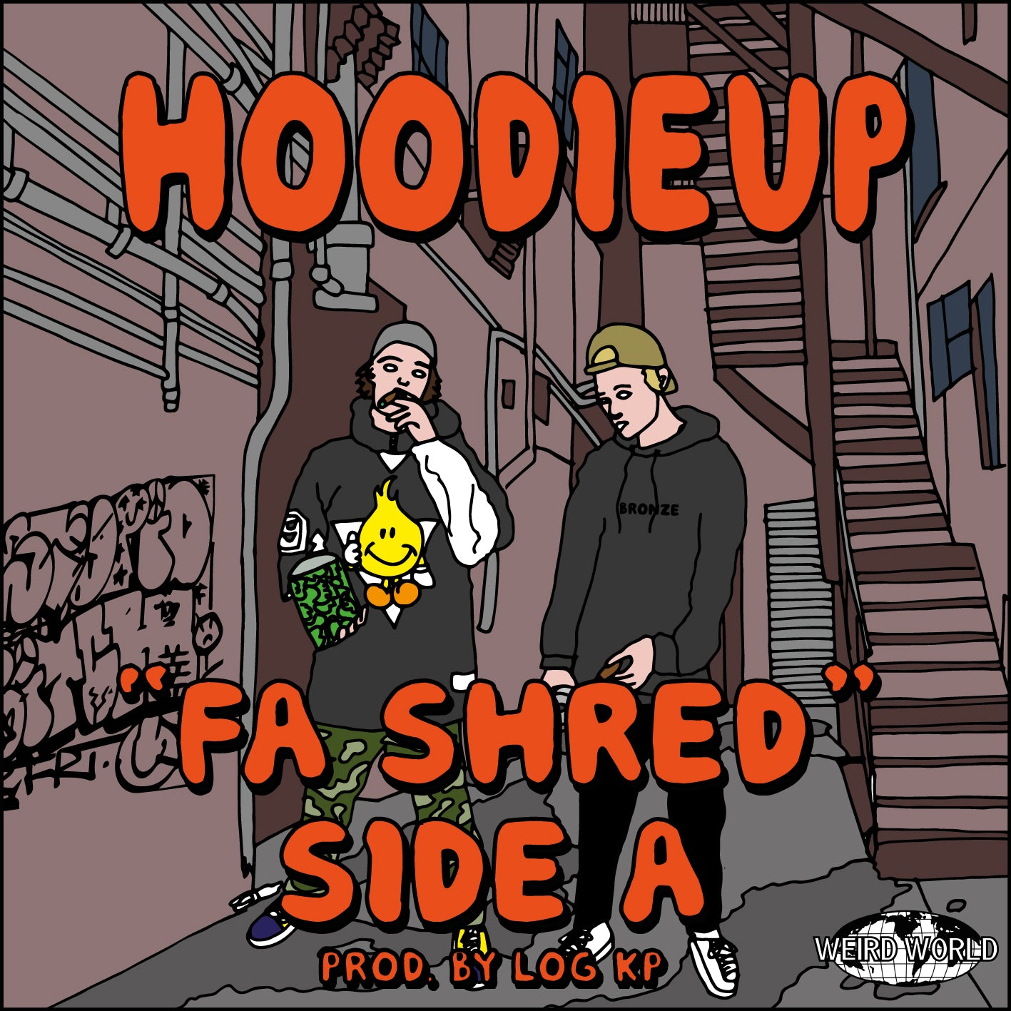 HOODIEUP - "FA SHRED" SIDA A PROD. BY LOG KP