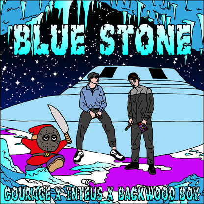 COURAGE X INTEUS X BACKWOOD BOY - BLUE STONE