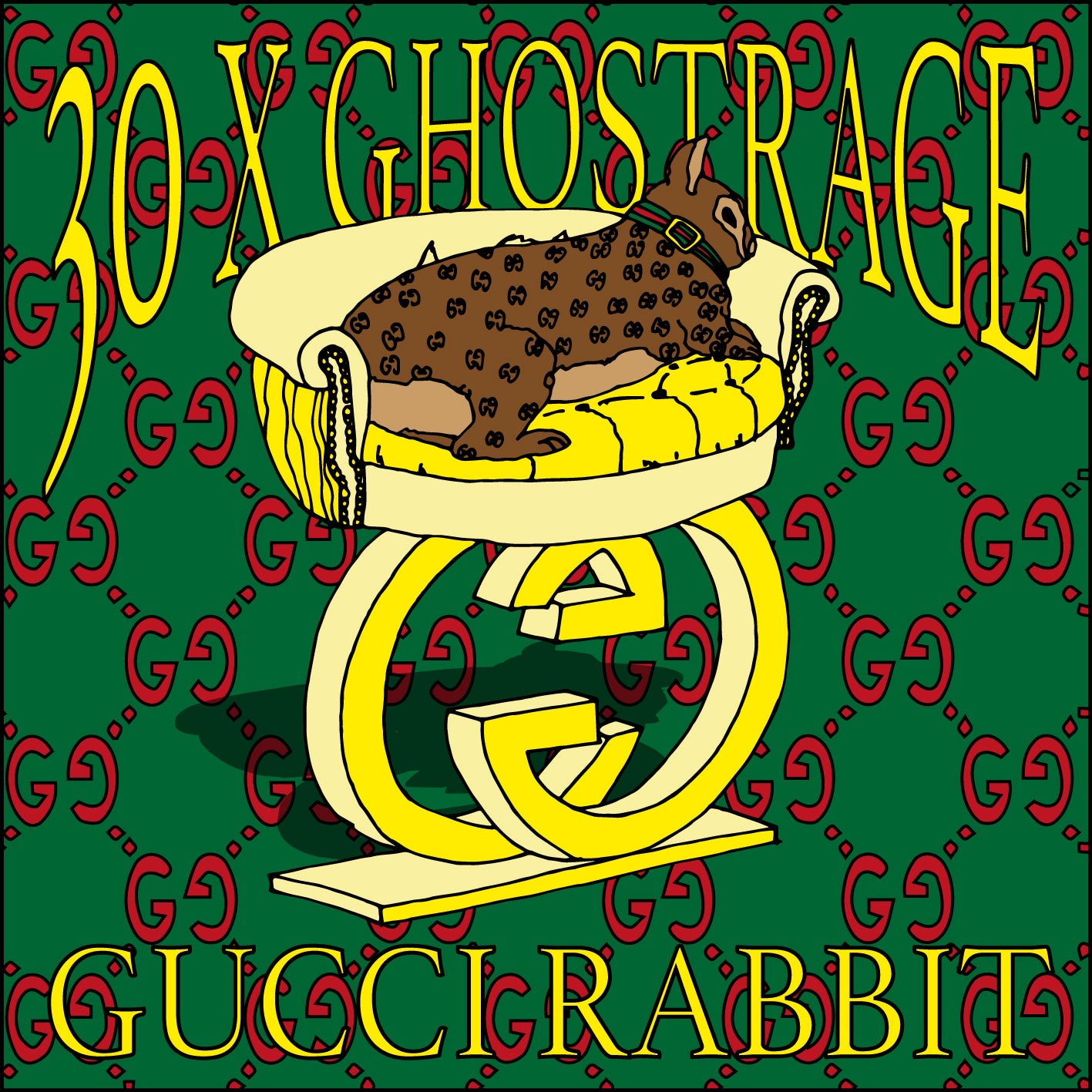 30 X GHOSTRAGE - GUCCI RABBIT