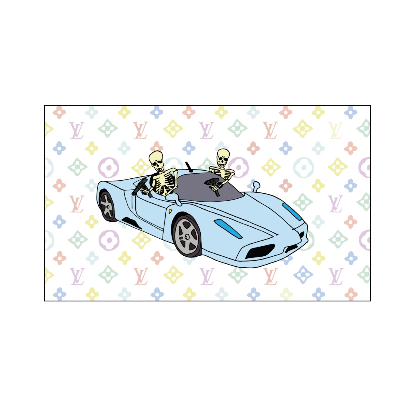 CYANIDE - BABY BLUE DRIVE BY T-SHIRT