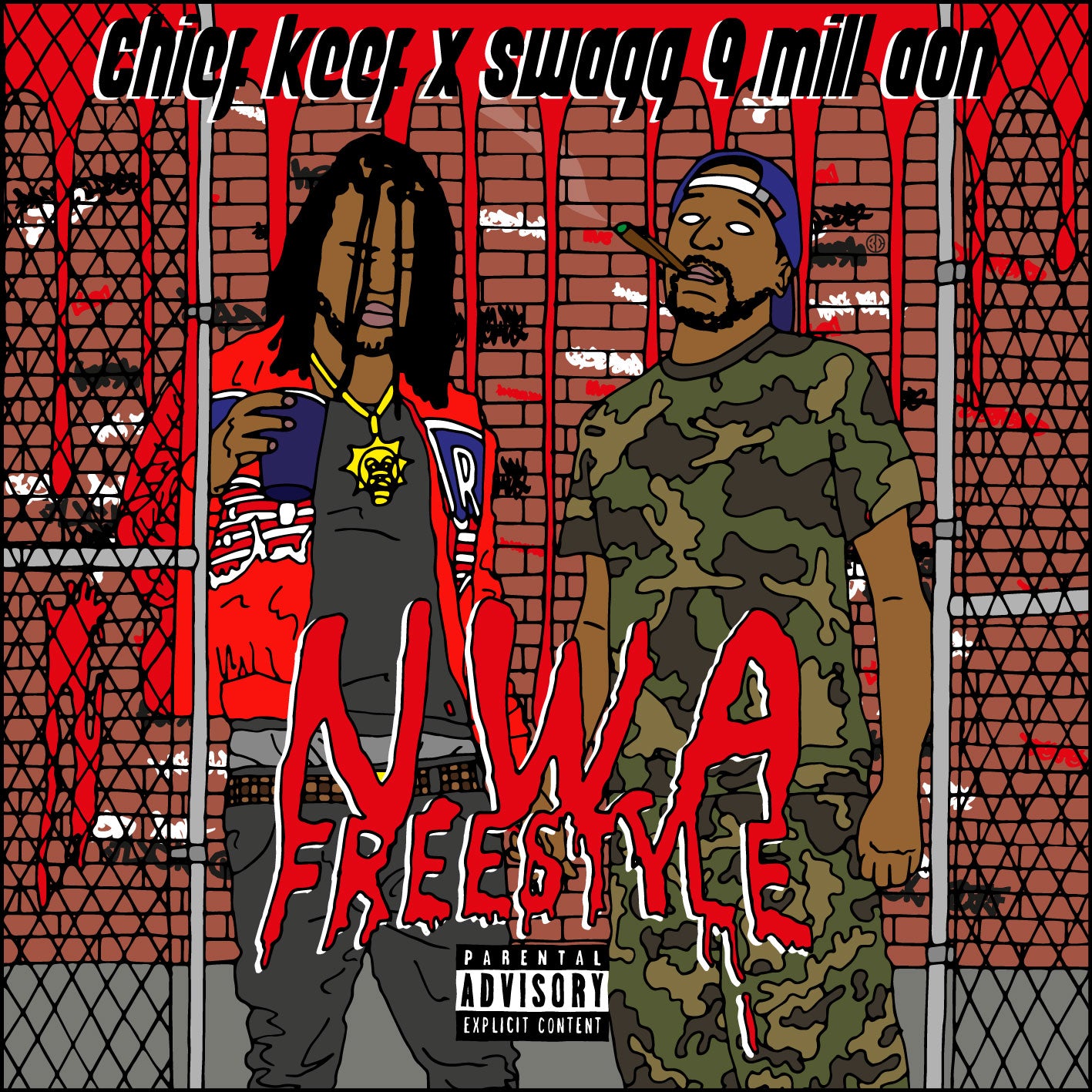 CHIEF KEEF X SWAGG 9 MILL AON - NWA FREESTYLE