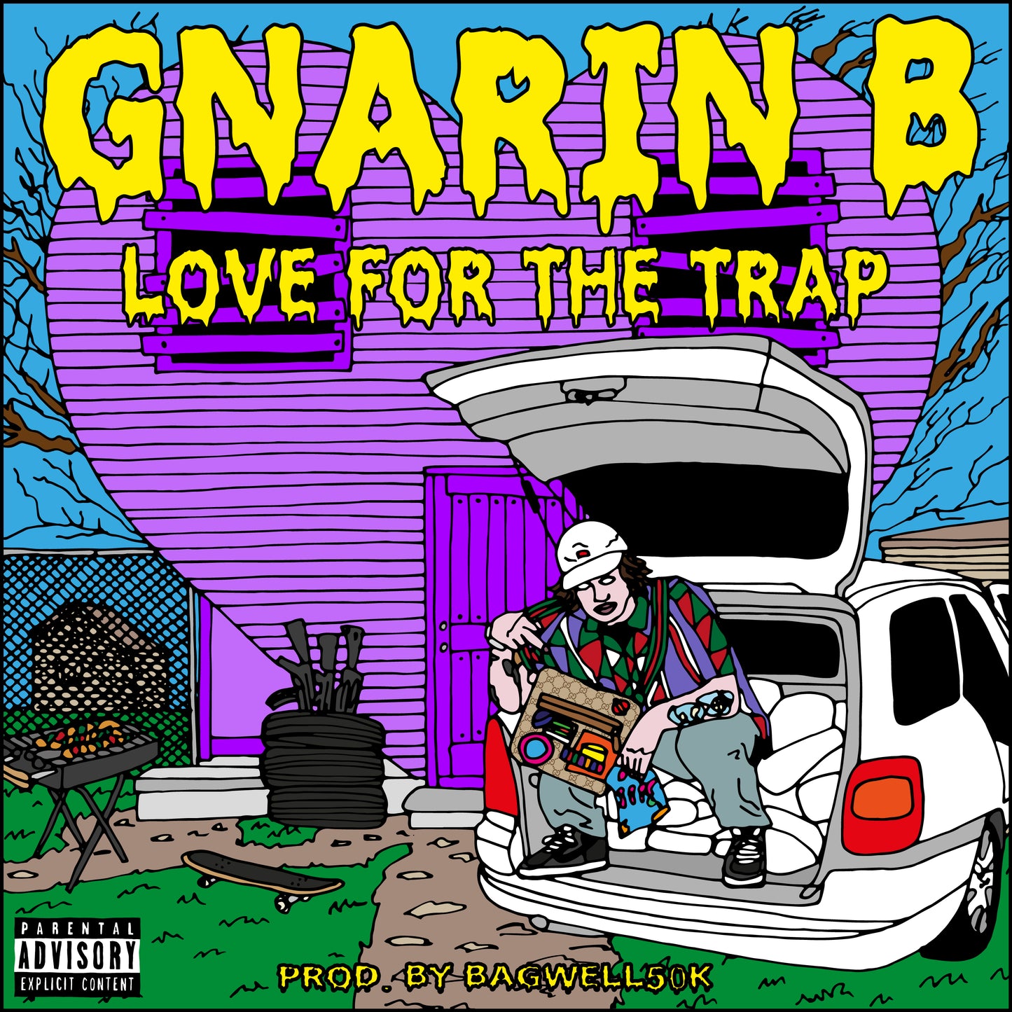 GNARIN B - LOVE FOR THE TRAP PROD. BY BAGWELL50K