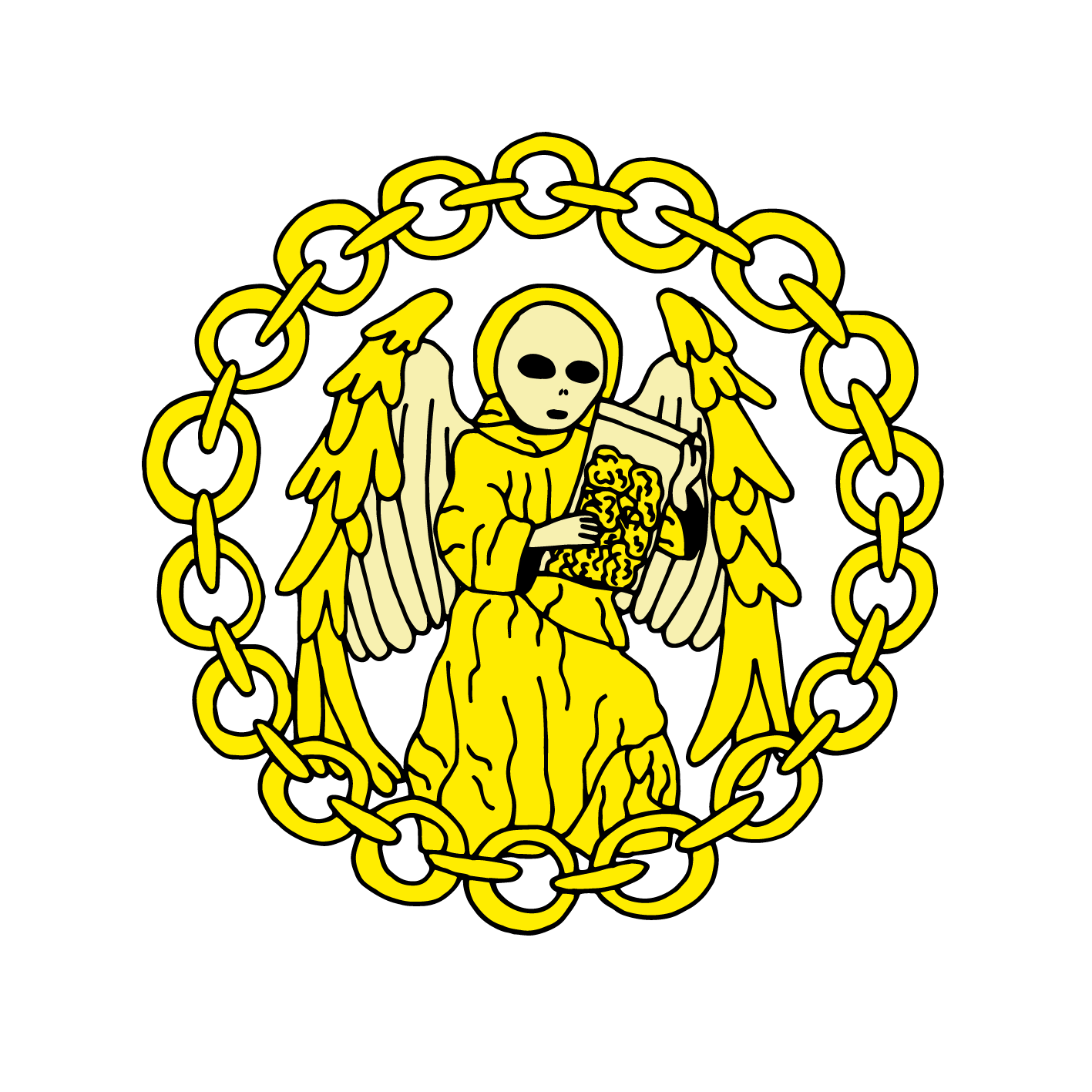 DMOVDO - ALIENANGEL T-SHIRT BLACK
