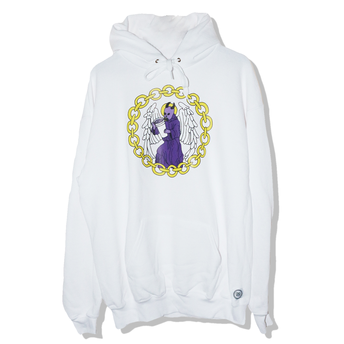 DMOVDO - DEMON ANGEL HOODIE WHITE