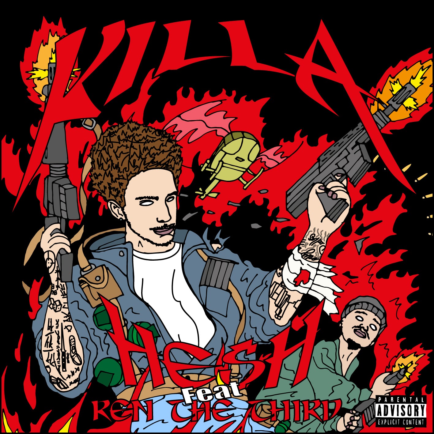 HE$H FT. KEN THE THIRD - KILLA