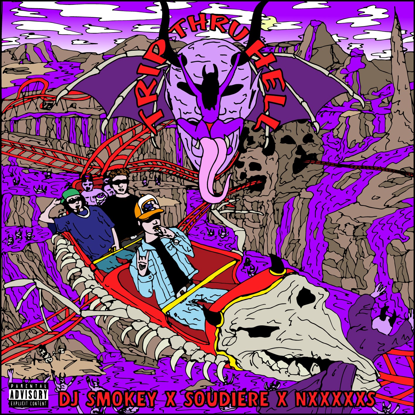 DJ SMOKEY X SOUDIERE X NXXXXXS - TRIP THRU HELL