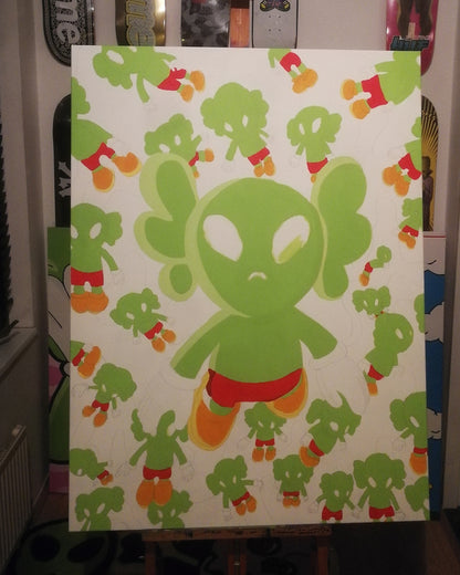 DMOVDO – ALIEN MULTIPLE PERSPECTIVES (90 × 120 cm / 35.4 × 47.2 in)