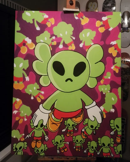 DMOVDO – ALIEN MULTIPLE PERSPECTIVES (90 × 120 cm / 35.4 × 47.2 in)