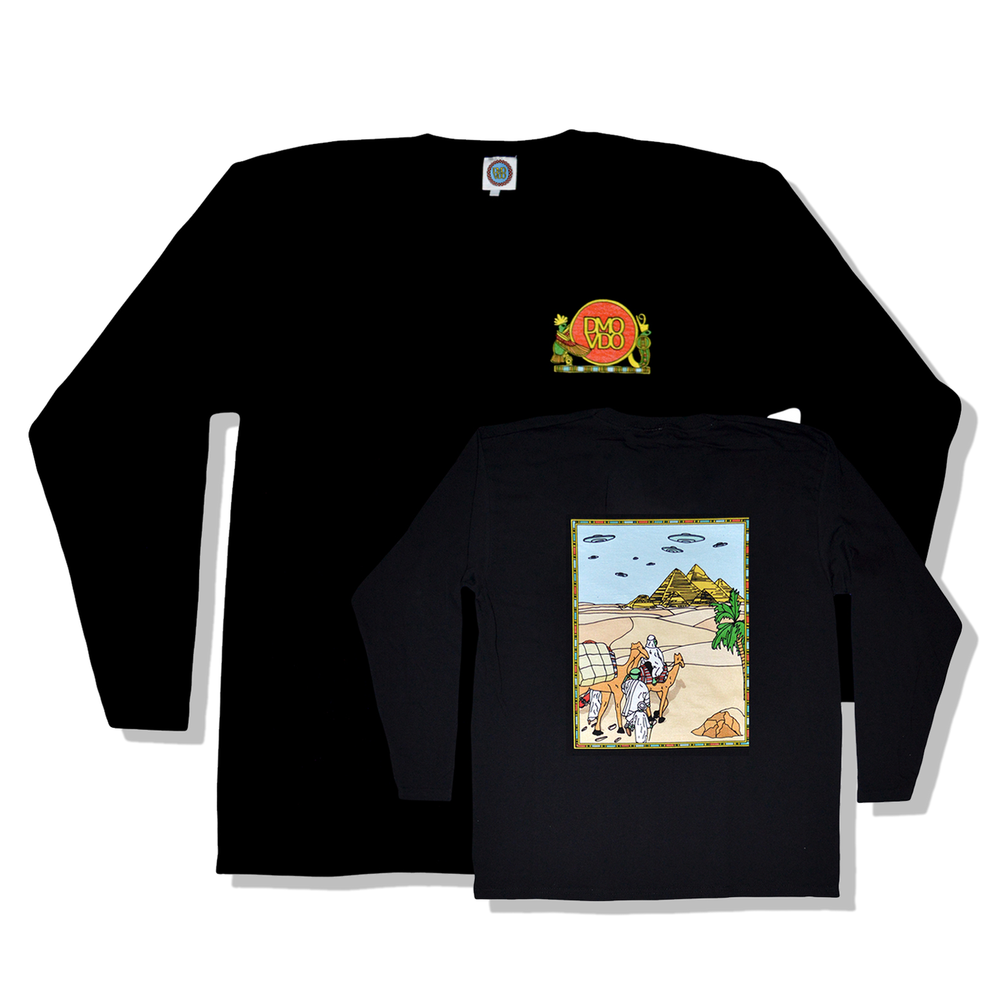 DMOVDO - WELCOME TO EGYPT LONGSLEEVE BLACK