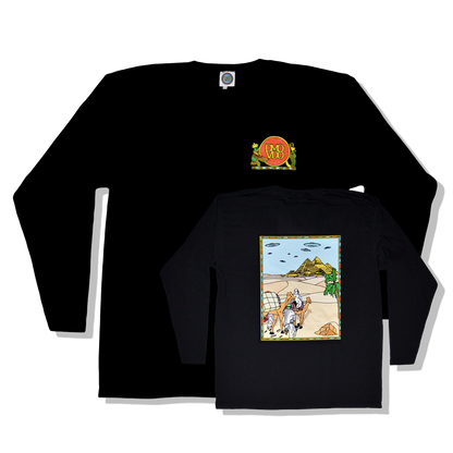 DMOVDO - WELCOME TO EGYPT LONGSLEEVE BLACK