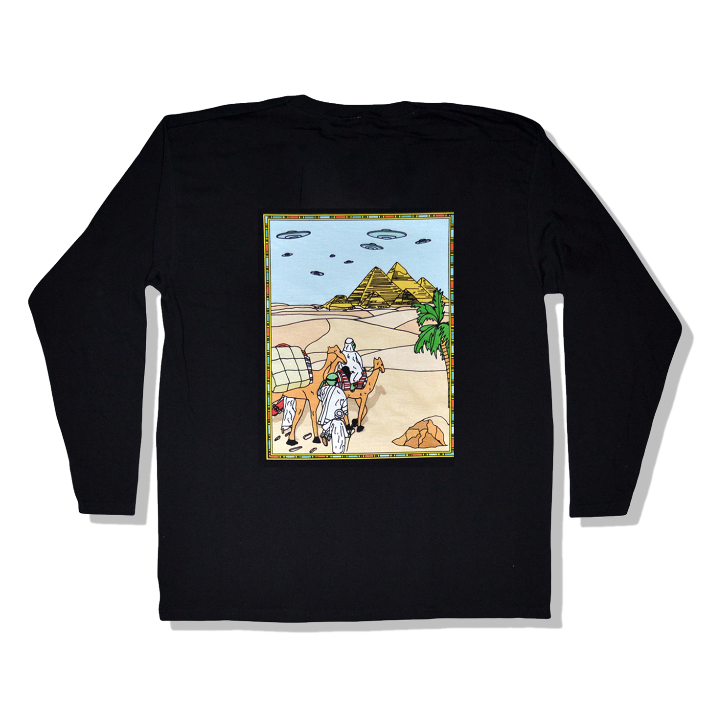 DMOVDO - WELCOME TO EGYPT LONGSLEEVE BLACK