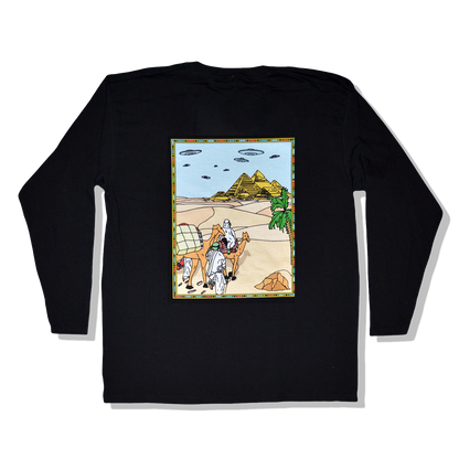 DMOVDO - WELCOME TO EGYPT LONGSLEEVE BLACK