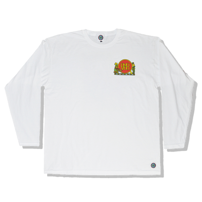 DMOVDO - EGYPT WEED WORSHIPPERS LONGSLEEVE WHITE