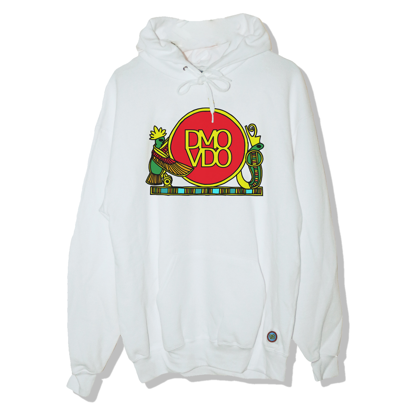 DMOVDO - EGYPT LOGO HOODIE WHITE
