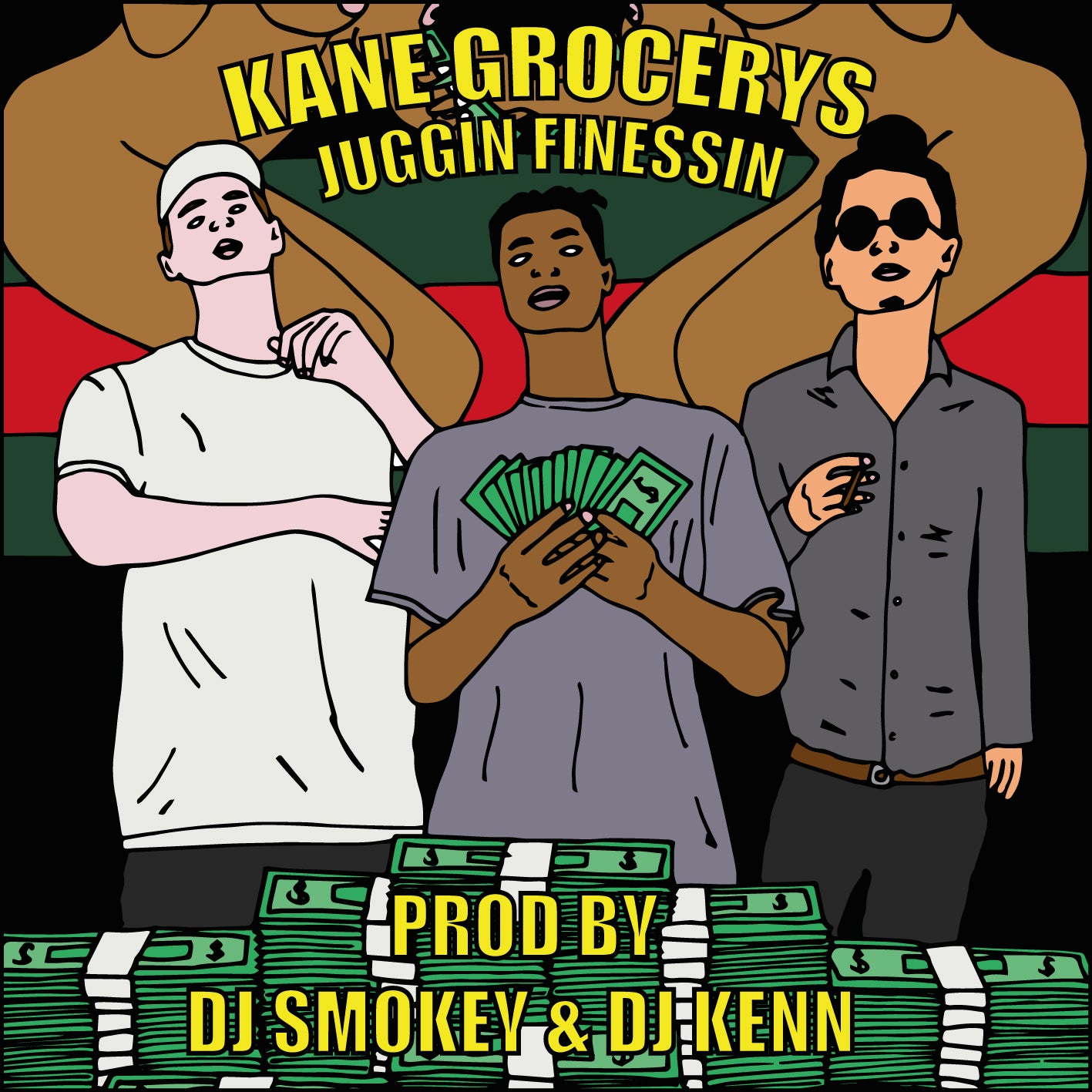 KANE GROCERYS - JUGGIN FINESSIN PROD. BY DJ SMOKEY & DJ KENN