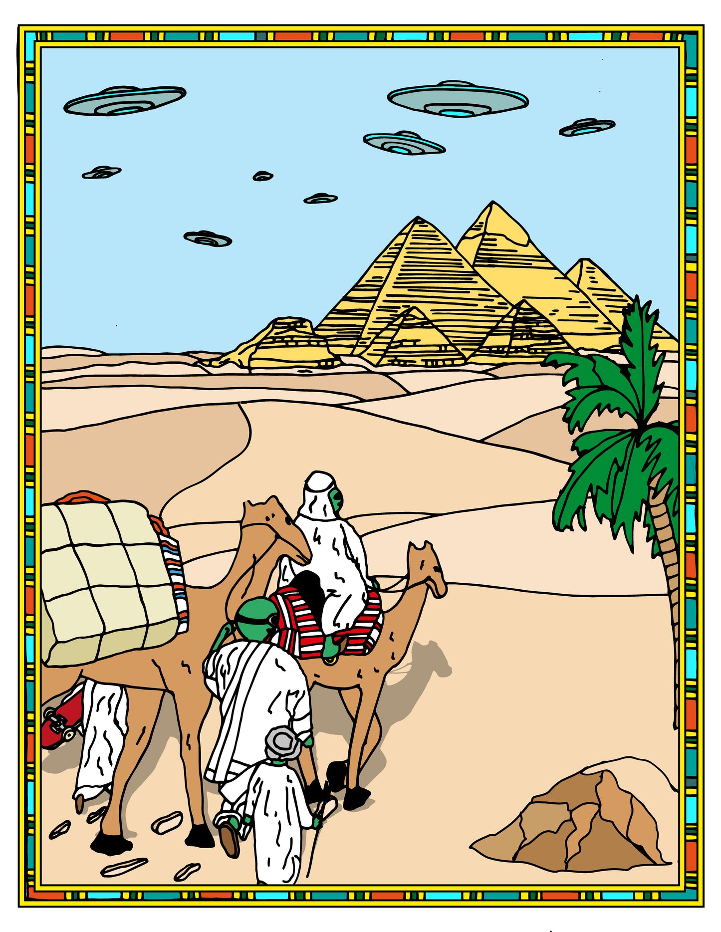 DMOVDO - WELCOME TO EGYPT LONGSLEEVE WHITE
