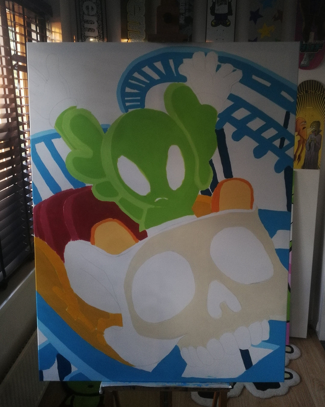 DMOVDO – ALIEN ROLLER COASTER (90 × 120 cm / 35.4 × 47.2 in)