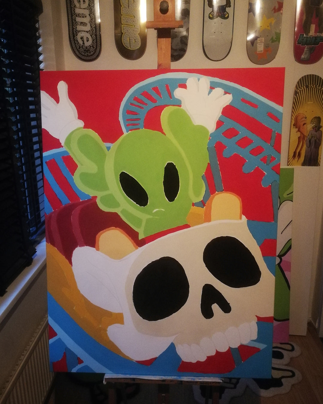 DMOVDO – ALIEN ROLLER COASTER (90 × 120 cm / 35.4 × 47.2 in)