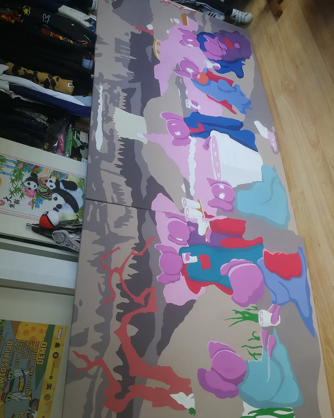 DMOVDO – DEMON CAVE 3 LIEGE 1/3 (90 × 120 cm / 35.4 × 47.2 in)