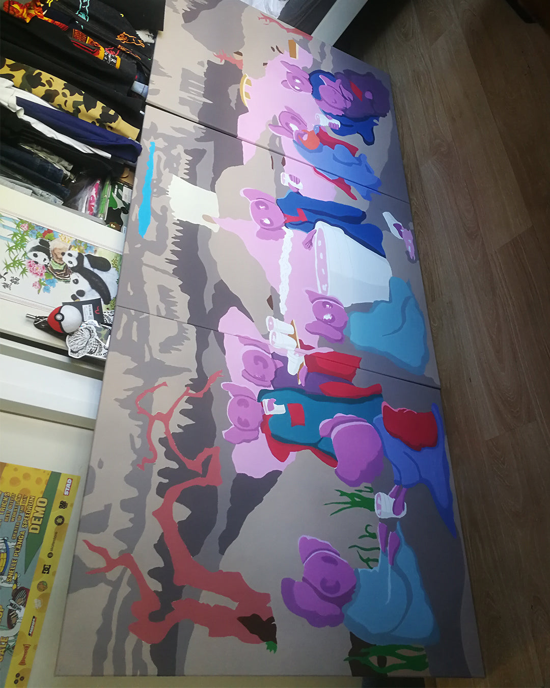 DMOVDO – DEMON CAVE 3 LIEGE 1/3 (90 × 120 cm / 35.4 × 47.2 in)