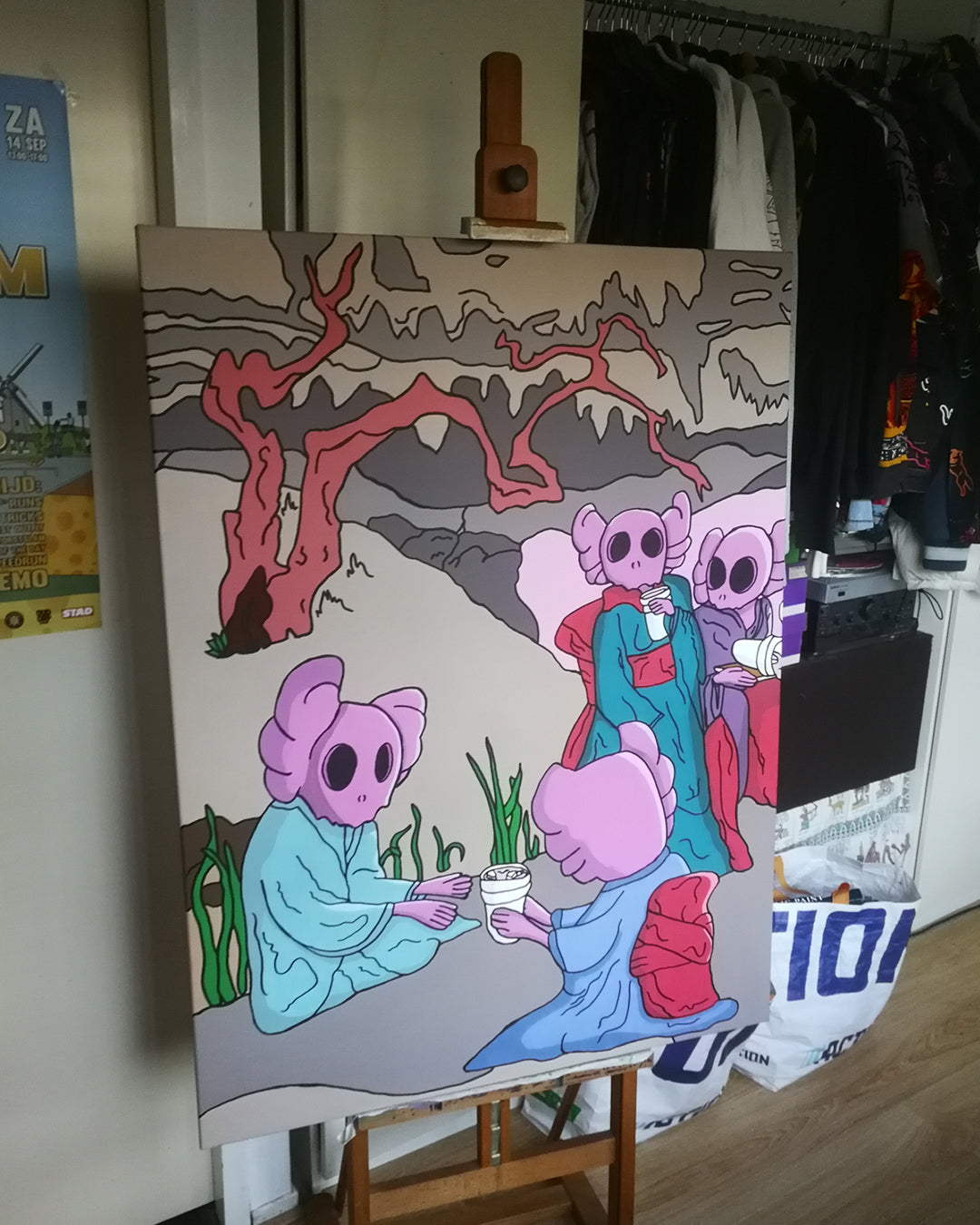DMOVDO – DEMON CAVE 3 LIEGE 1/3 (90 × 120 cm / 35.4 × 47.2 in)