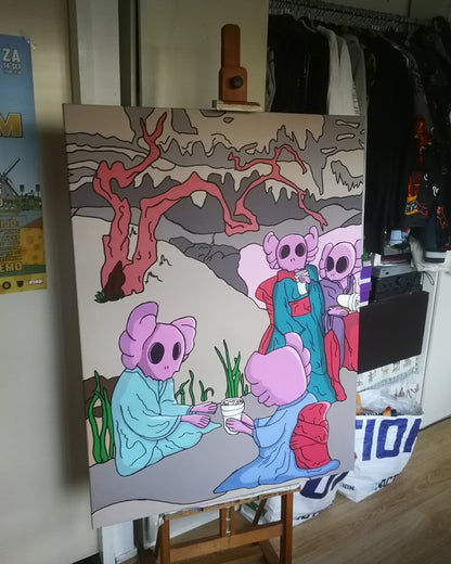 DMOVDO – DEMON CAVE 3 LIEGE 1/3 (90 × 120 cm / 35.4 × 47.2 in)