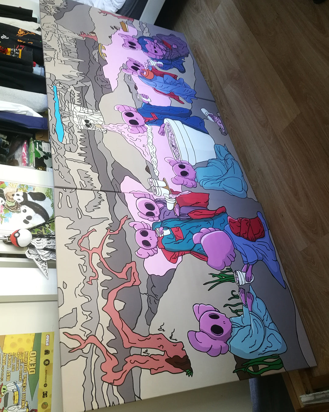 DMOVDO – DEMON CAVE 3 LIEGE 1/3 (90 × 120 cm / 35.4 × 47.2 in)
