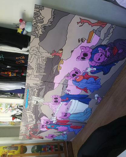 DMOVDO – DEMON CAVE 3 LIEGE 1/3 (90 × 120 cm / 35.4 × 47.2 in)