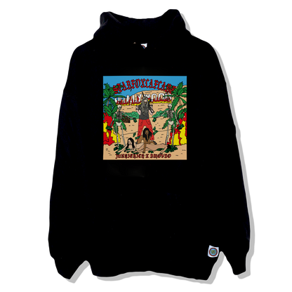 STARFOXLAFLARE X JUNKIERICH X DMOVDO - HOODIE BLACK