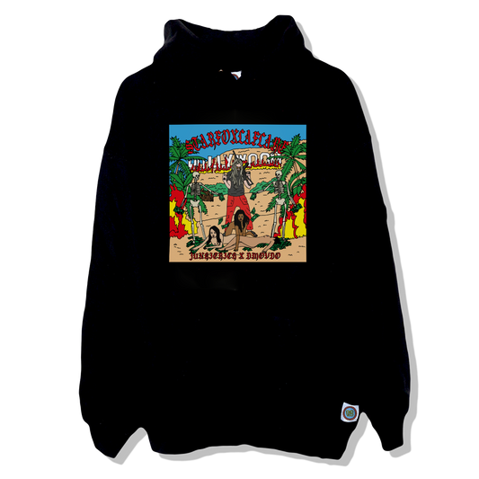STARFOXLAFLARE X JUNKIERICH X DMOVDO - HOODIE BLACK