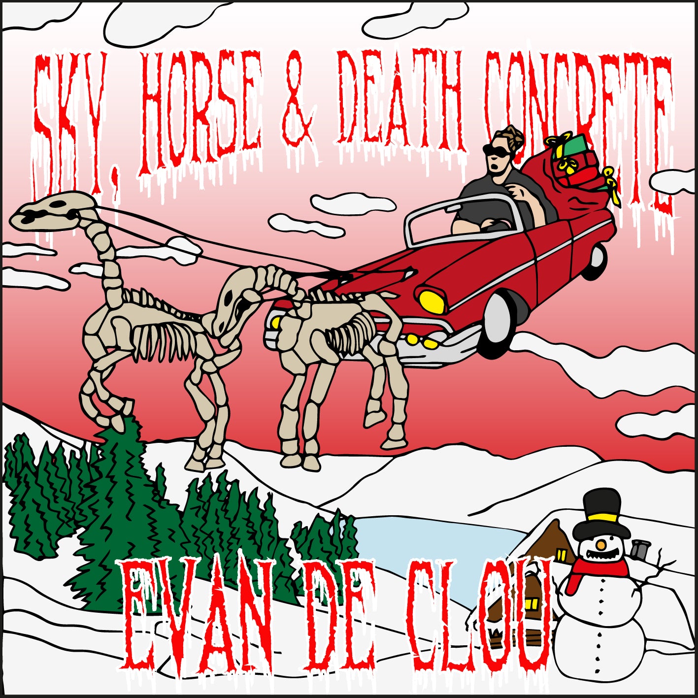 EVAN DE CLOU - SKY, HORSE & DEATH CONCRETE