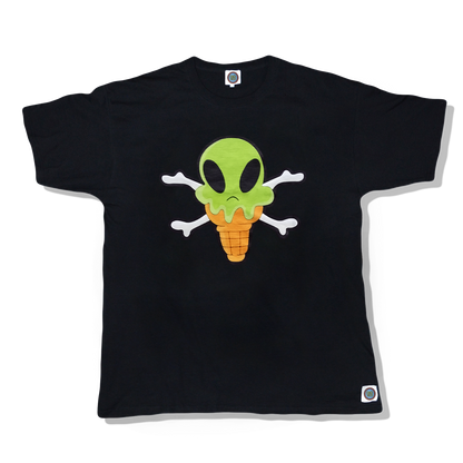 ALIEN CONE T-SHIRT - BLACK