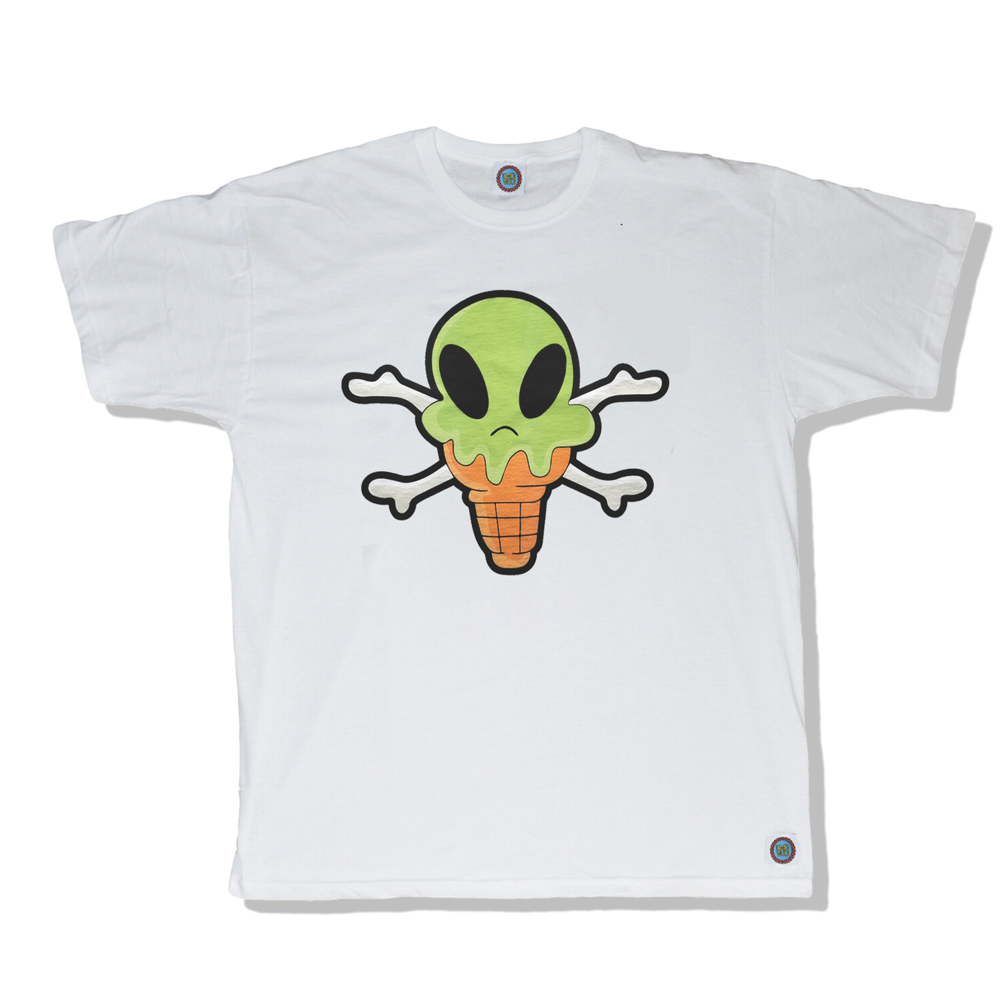 ALIEN CONE T-SHIRT - WHITE